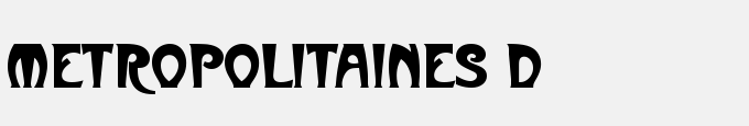 Metropolitaines D