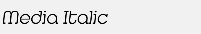 Media Italic
