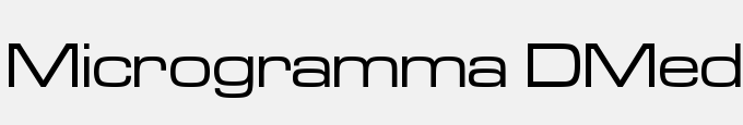Microgramma DMed Ext