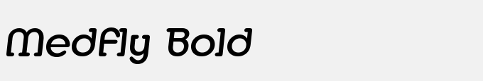 Medfly Bold