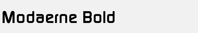 Modaerne Bold
