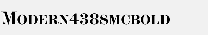 Modern438Smc-Bold