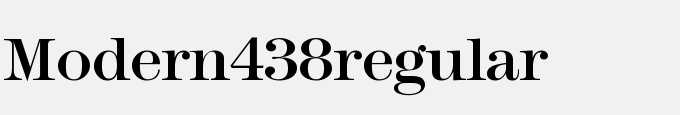 Modern438-Regular