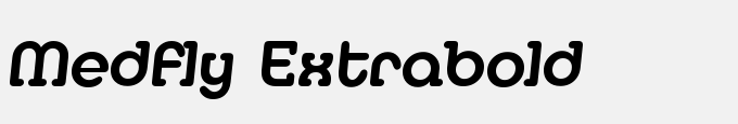 Medfly Extrabold