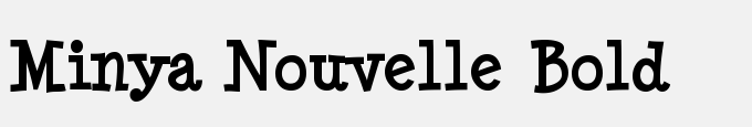 Minya Nouvelle Bold