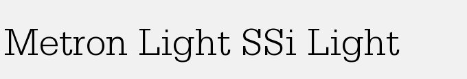Metron Light SSi Light