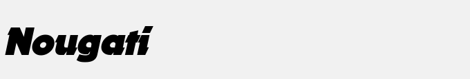 Nougat Italic