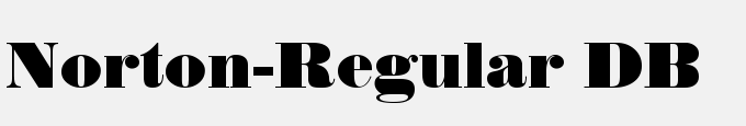 Norton-Regular DB