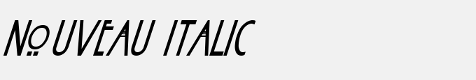 Nouveau Italic