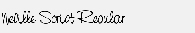 Neville Script Regular