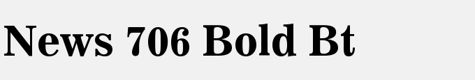 News 706 Bold BT