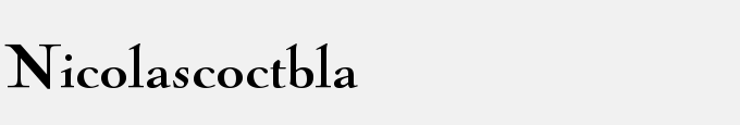 Nicolas Coc TBla