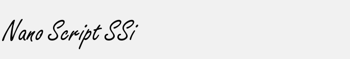 Nano Script SSi