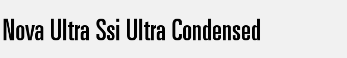 Nova Ultra SSi Ultra Condensed