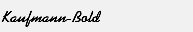 Kaufmann-Bold