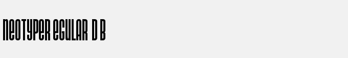 Neotype-Regular DB