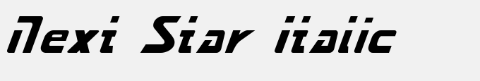 Next Star Italic
