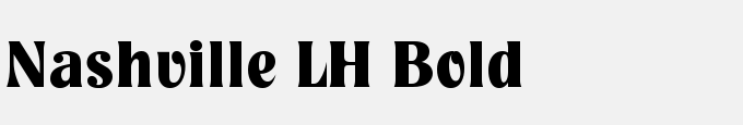 Nashville LH Bold