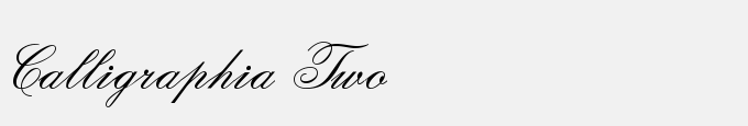 Calligraphia Two