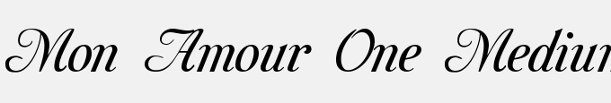 Mon Amour One Medium