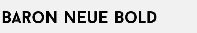 Baron Neue Bold