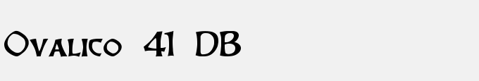 Ovalico 41 DB