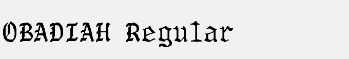 OBADIAH Regular