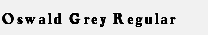 Oswald Grey Regular