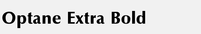 Optane Extra Bold