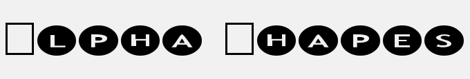 Alpha Shapes Ovals 2