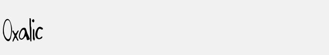 Oxalic