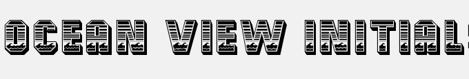 Ocean View Initials