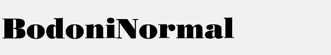 Bodoni-Normal