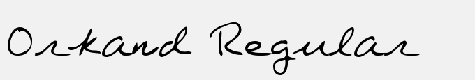 Orkand Regular