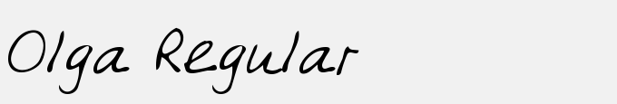 Olga Regular
