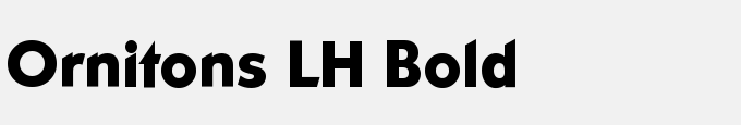 Ornitons LH Bold