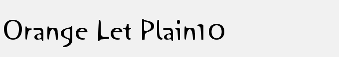 Orange LET Plain:1.0