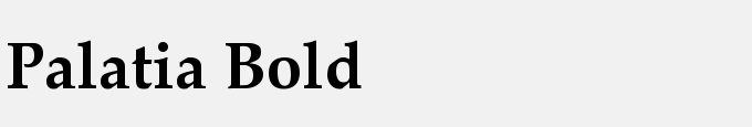 Palatia Bold