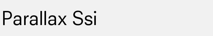 Parallax Ssi