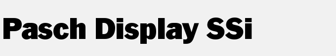 Pasch Display SSi