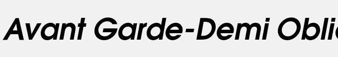 Avant Garde-Demi Oblique