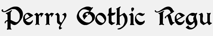 Perry Gothic Regular