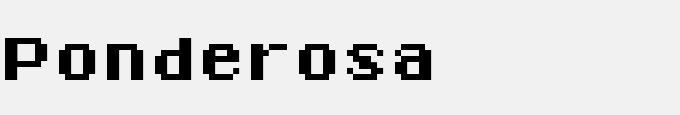 Ponderosa