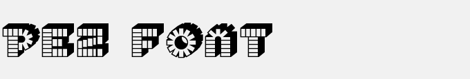 PEZ_font
