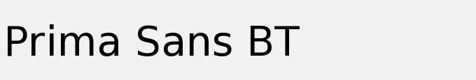 Prima Sans BT