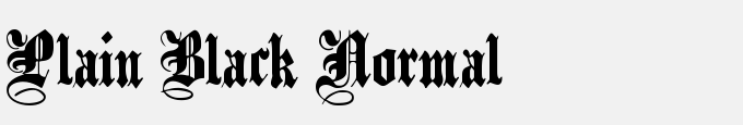 Plain Black Normal