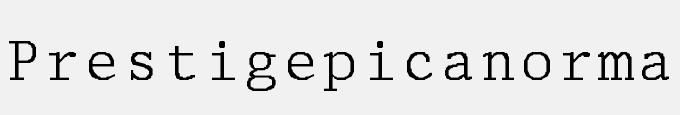 Prestige Pica-Normal