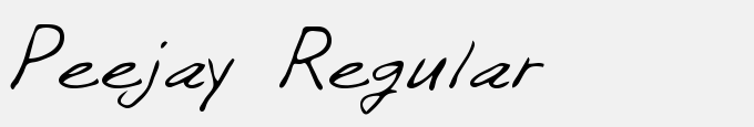 Peejay Regular