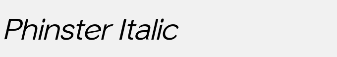 Phinster Italic