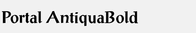 Portal Antiqua-Bold